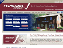 Tablet Screenshot of ferrignorealtors.com